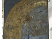 Картина ручной работы двухсторонняя 170*150 см 3D